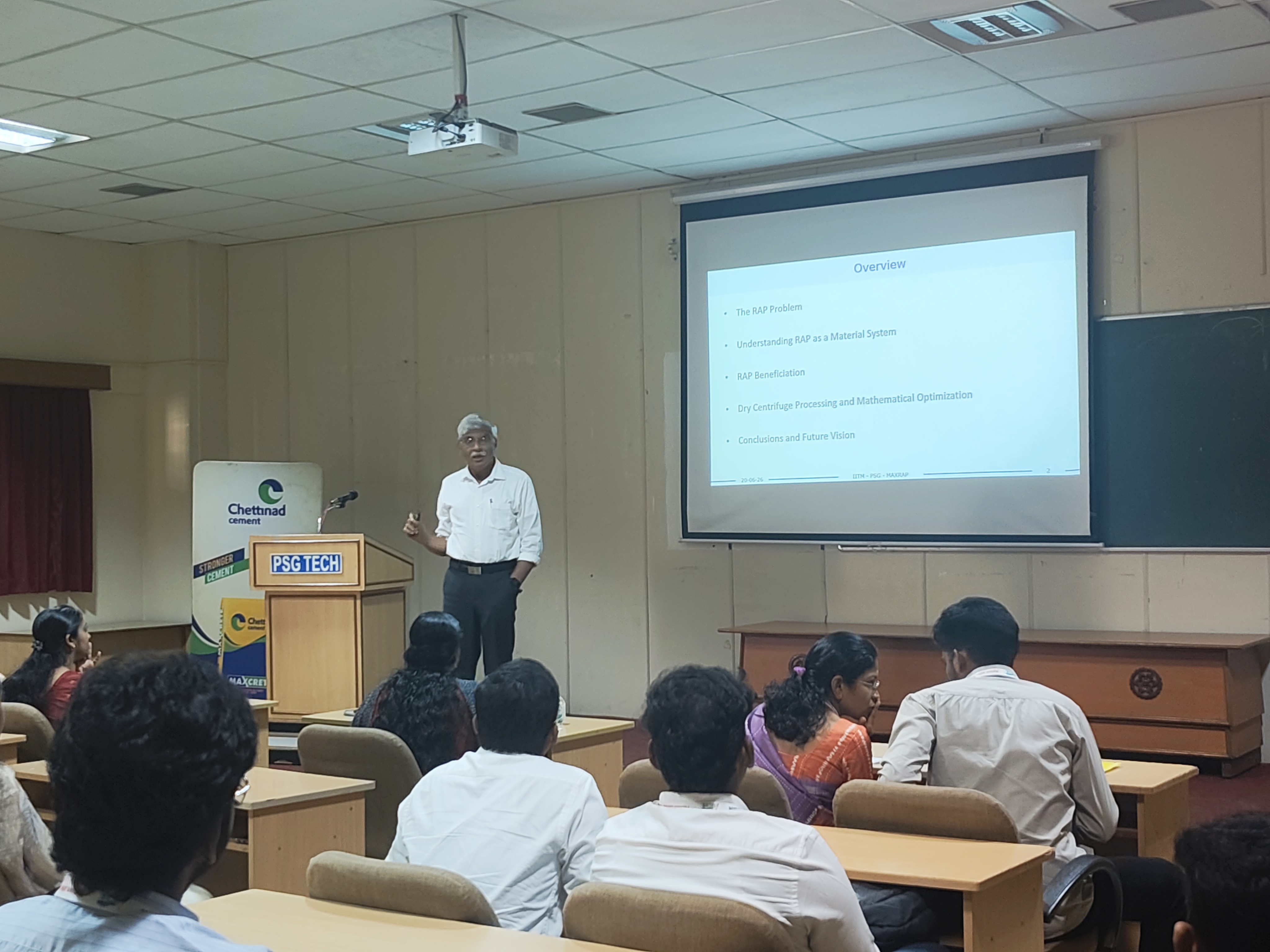 MAXRAP Dissemination Talk at PSG College of Technology